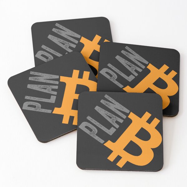 Item preview, Plan B Bitcoin - Cryptocurrency Art Design designed and sold by cabana.space.