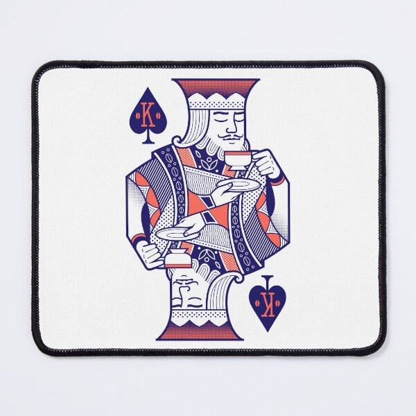 Item preview, Coffee Lovers Spade Courts - King designed and sold by FunkyHusky.