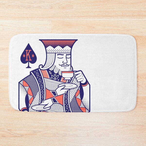 Item preview, Coffee Lovers Spade Courts - King designed and sold by FunkyHusky.