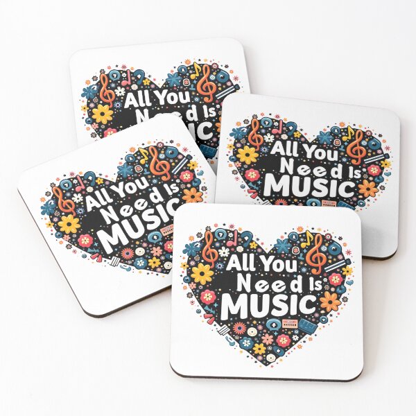 Item preview, All You Need Is Music - Cassic Heart Design designed and sold by GrafiXT.
