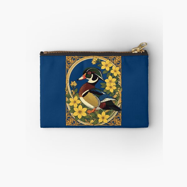 Item preview, Wood Duck Aix sponsa and Jasmine Flowers Illustration designed and sold by taiche.