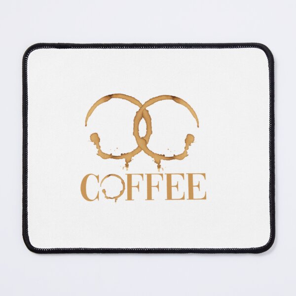 Item preview, Coffee Lover's Infinity Symbol | Coffee Stains Art Print | Minimalist Cafe and Kitchen Decor designed and sold by Colorful-Garden.