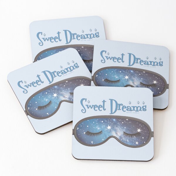 Item preview, Sweet Dreams Sleep Mask designed and sold by Lee Hiller Designs.