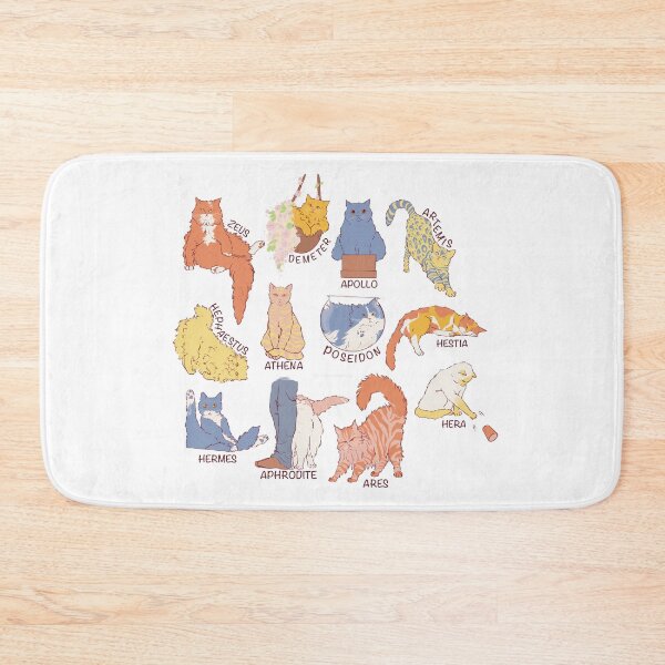 Item preview, The Cats of Mount Olympus (Blue Edit) designed and sold by ClassicsForPlebs.