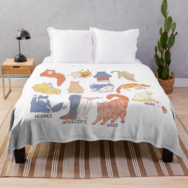 Item preview, The Cats of Mount Olympus (Blue Edit) designed and sold by ClassicsForPlebs.
