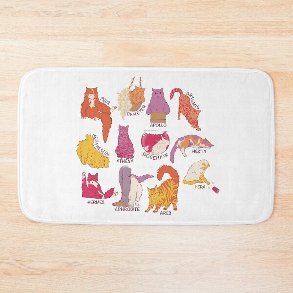Item preview, The Cats of Mount Olympus (Pink Edit) designed and sold by ClassicsForPlebs.