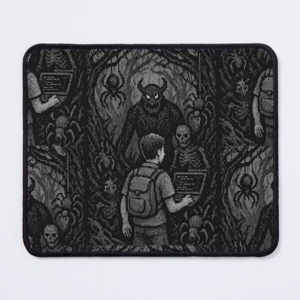 Item preview, Legacy Code Forest – Pixel Art in Grayscale designed and sold by nozhove.