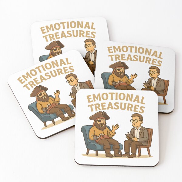 Item preview, "Funny Pirate at Therapy – Hilarious Counseling Session Meme T-Shirt designed and sold by WackyWardrobeCo.