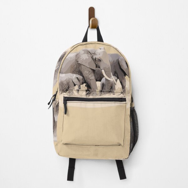 Item preview, Elephant Family Grazing designed and sold by AfricaSkyBlue.