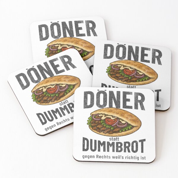 Item preview, Döner instead of DUMMBROT – Political statement against the shift to the right designed and sold by VariousGoodies.