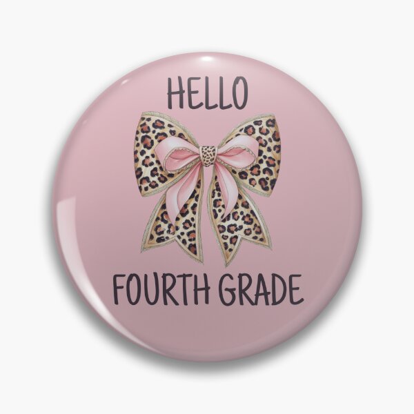 Item preview, Hello Fourth Grade Cute Bow designed and sold by Viikis.