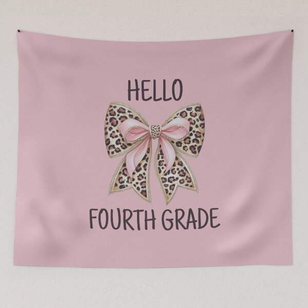 Item preview, Hello Fourth Grade Cute Bow designed and sold by Viikis.