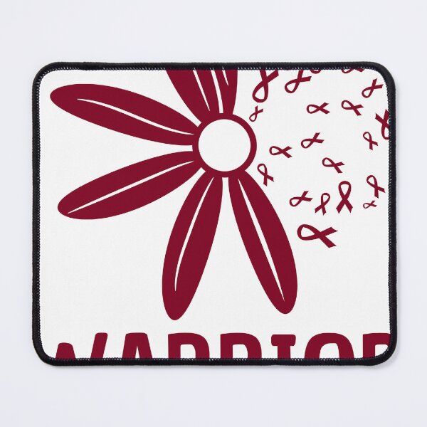 Item preview, warrior Oral, Head and Neck Cancer Awareness FLOWER designed and sold by DigitalMaestro.