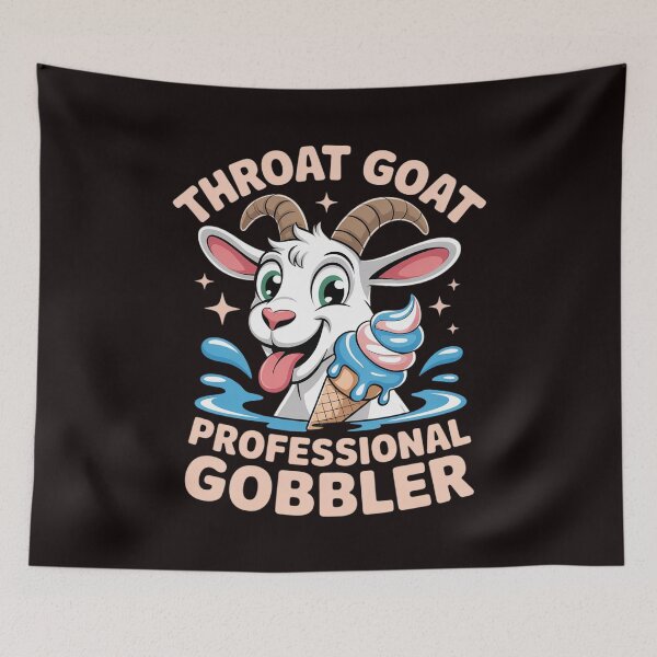 Item preview, Embarrassing Throat Goat Inappropriate Adult Humor designed and sold by sheenmi.