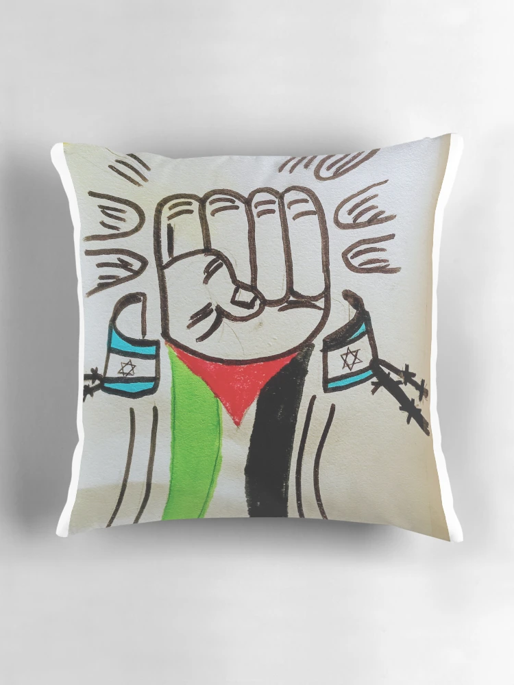 Thumbnail 3 of 4, Pillow, Resistance Rising designed and sold by Ranabgartwork.