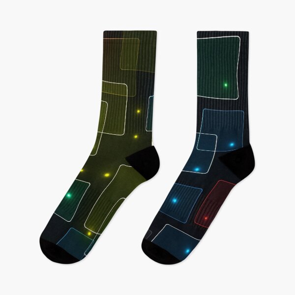 Item preview, Neon Grid Glow designed and sold by Kaleidoscope Print.