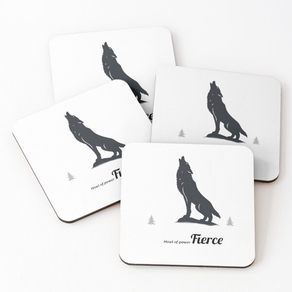 Item preview, Howling Wolf – Fierce Power Silhouette designed and sold by Ommash.