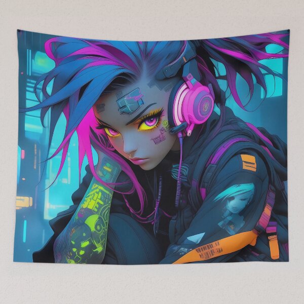 Item preview, Cyberpunk Bae DJ Soundwave designed and sold by ZipperDragon88.