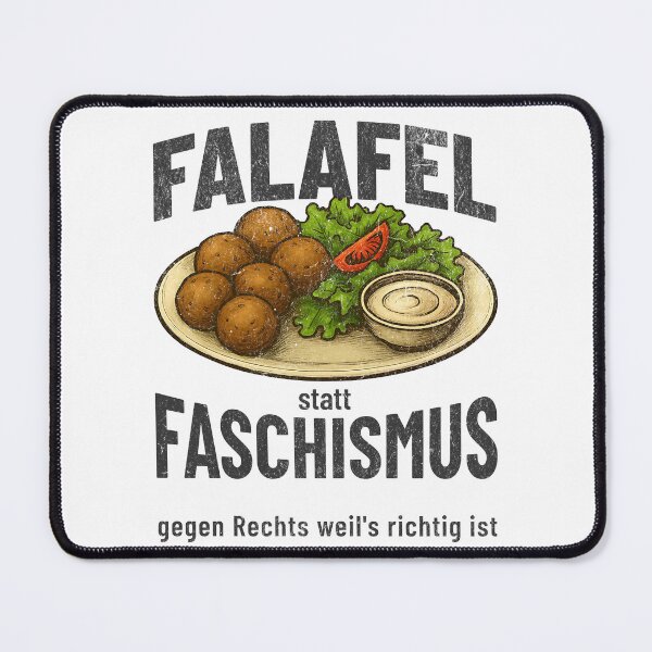 Item preview, FALAFEL instead of FASCISM – Political statement against the shift to the right designed and sold by VariousGoodies.