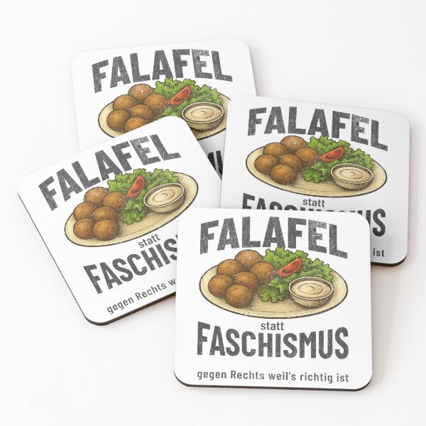 Item preview, FALAFEL instead of FASCISM – Political statement against the shift to the right designed and sold by VariousGoodies.
