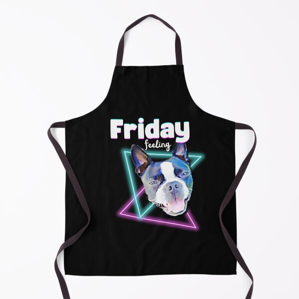 Item preview, Fun Friday Feeling Happy Boston Terrier Dog designed and sold by SunandShade.