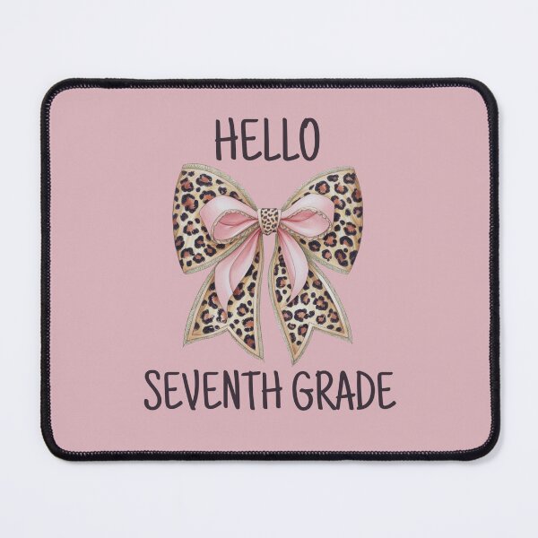 Item preview, Hello Seventh Grade Cute Bow designed and sold by Viikis.