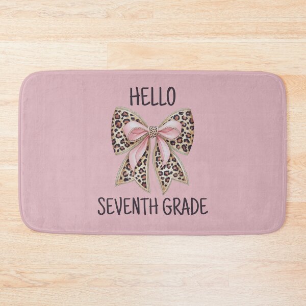 Item preview, Hello Seventh Grade Cute Bow designed and sold by Viikis.