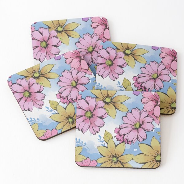 Item preview, beautiful big flowers designed and sold by Nice-patterns.