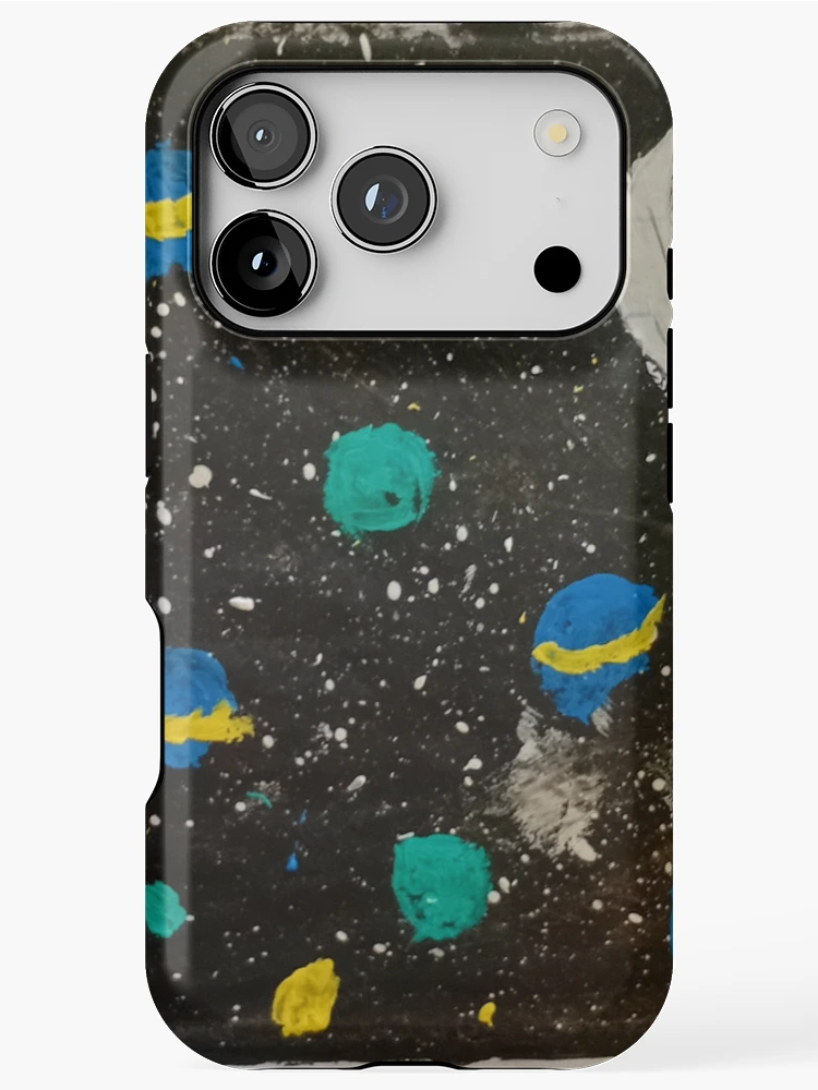 Aperçu 1 sur 4. Coque iPhone avec l'œuvre Planets in the Night Sky créée et vendue par Ranabgartwork.
