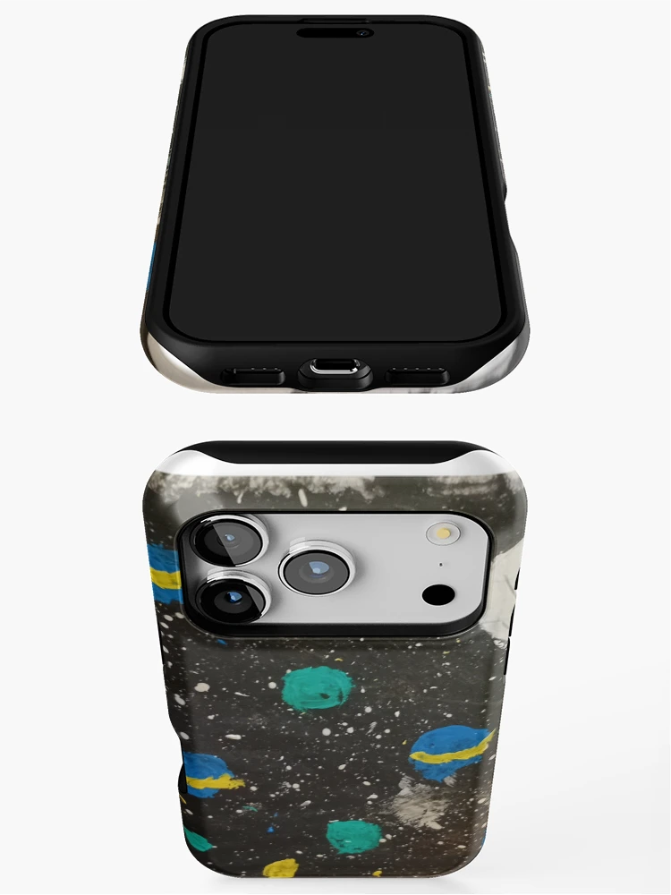 Aperçu 3 sur 4. Coque iPhone avec l'œuvre Planets in the Night Sky créée et vendue par Ranabgartwork.