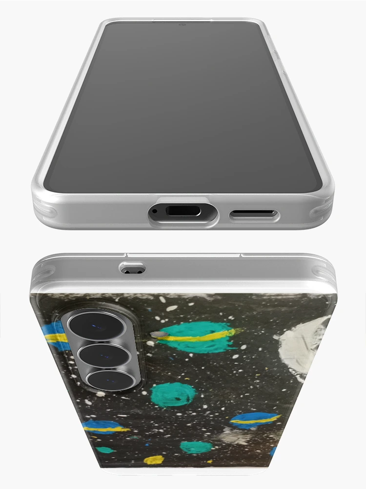 Aperçu 3 sur 4. Coque Samsung Galaxy avec l'œuvre Planets in the Night Sky créée et vendue par Ranabgartwork.