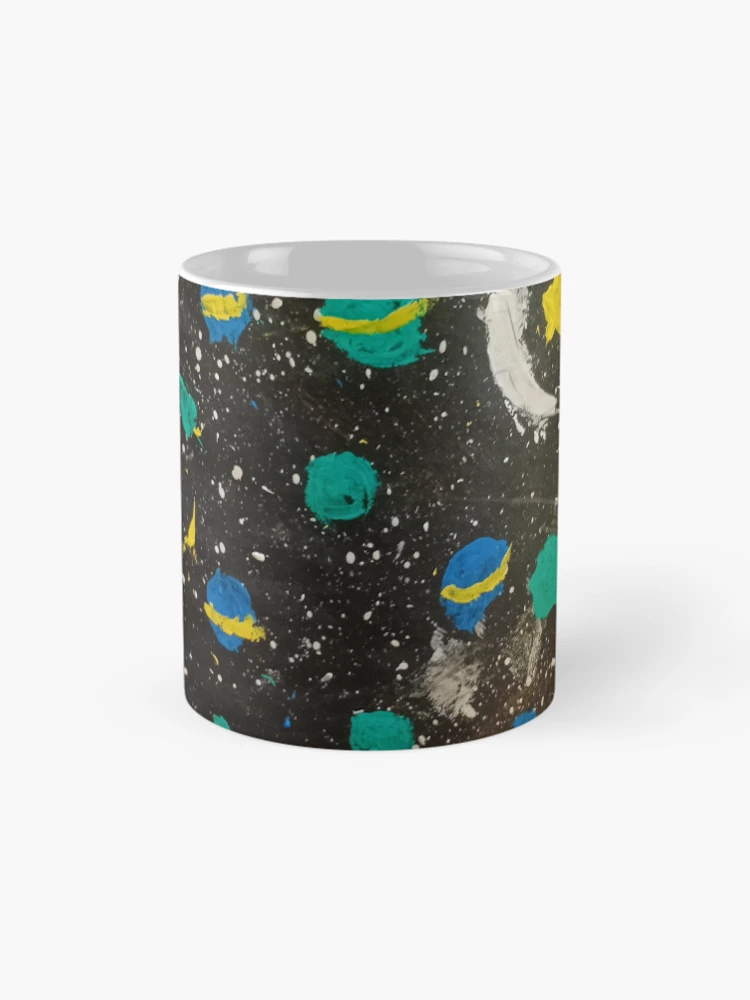 Thumbnail 4 von 6, Kaffeebecher, Planets in the Night Sky designt und verkauft von Ranabgartwork.