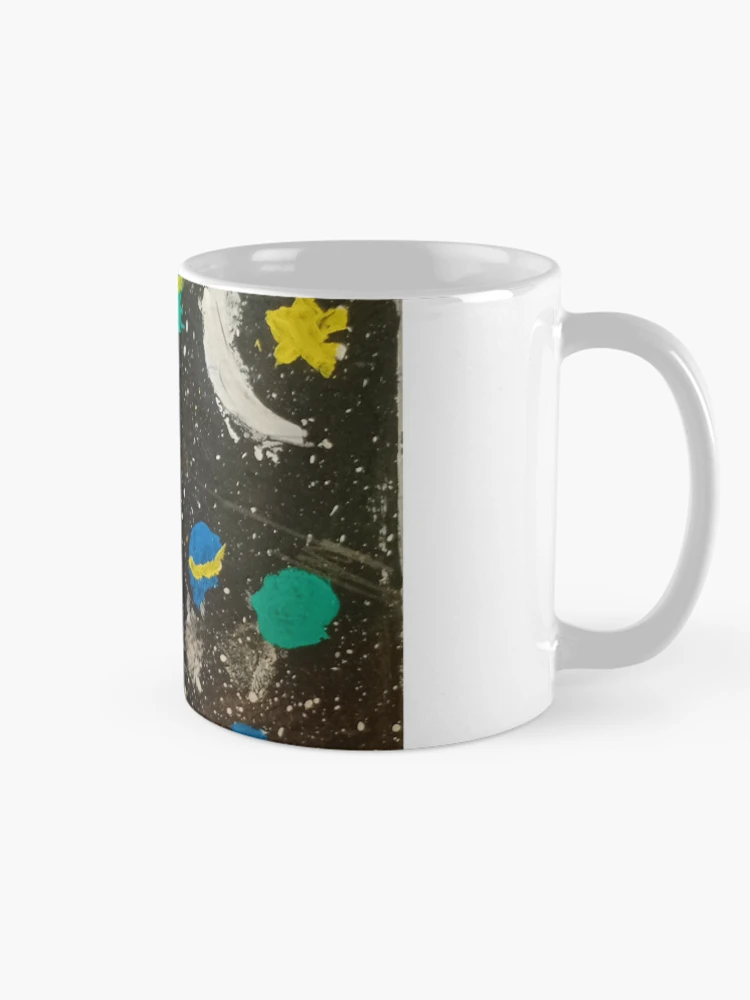 Thumbnail 3 von 6, Kaffeebecher, Planets in the Night Sky designt und verkauft von Ranabgartwork.