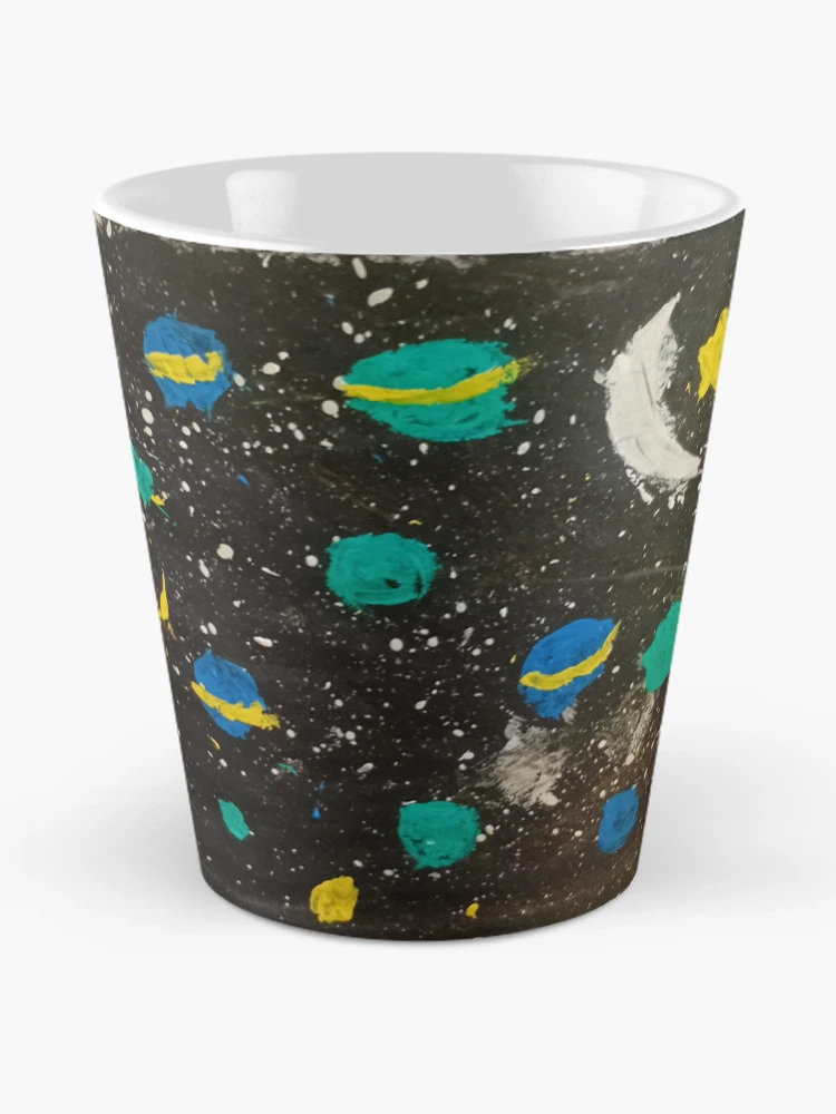 Thumbnail 2 von 4, Kaffeebecher, Planets in the Night Sky designt und verkauft von Ranabgartwork.