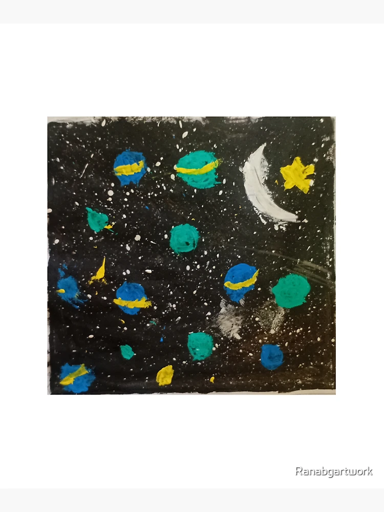 Thumbnail 5 von 5, Stofftasche, Planets in the Night Sky designt und verkauft von Ranabgartwork.