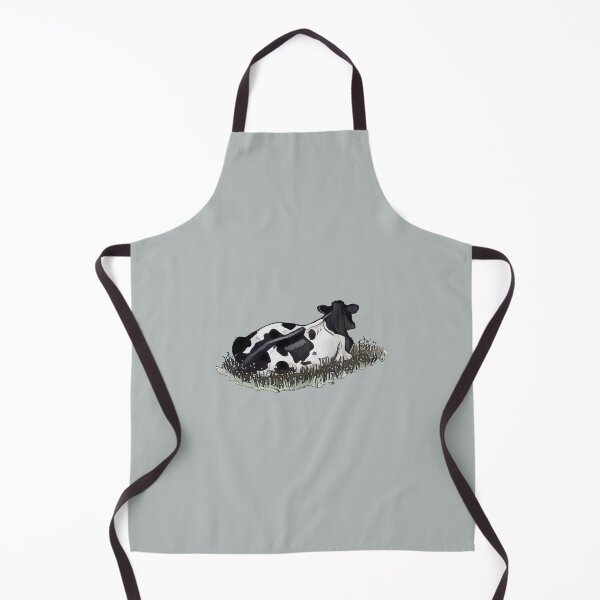 Item preview, Holstein Dairy Cow Lying in Grass, Farm Animal designed and sold by JoyfulWhimsy.