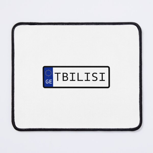 Item preview, Tbilisi Georgia Number Plate designed and sold by PatchMerch.