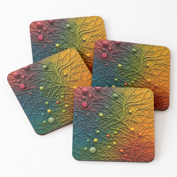 Item preview, Colorful Neural Web designed and sold by Kaleidoscope Print.