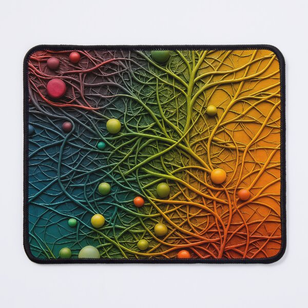 Item preview, Colorful Neural Web designed and sold by Kaleidoscope Print.