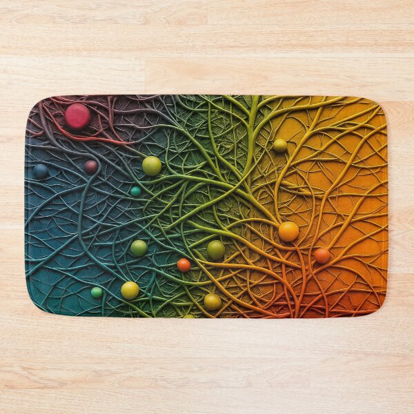 Item preview, Colorful Neural Web designed and sold by Kaleidoscope Print.