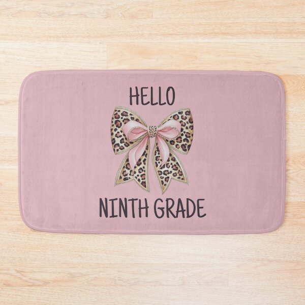 Item preview, Hello Ninth Grade Cute Bow designed and sold by Viikis.