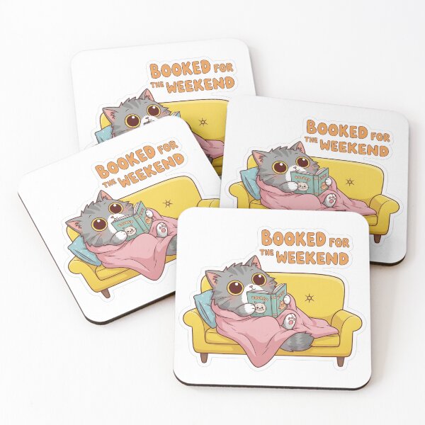 Item preview, A Cat Reading a Book on a Couch designed and sold by ToloArt.