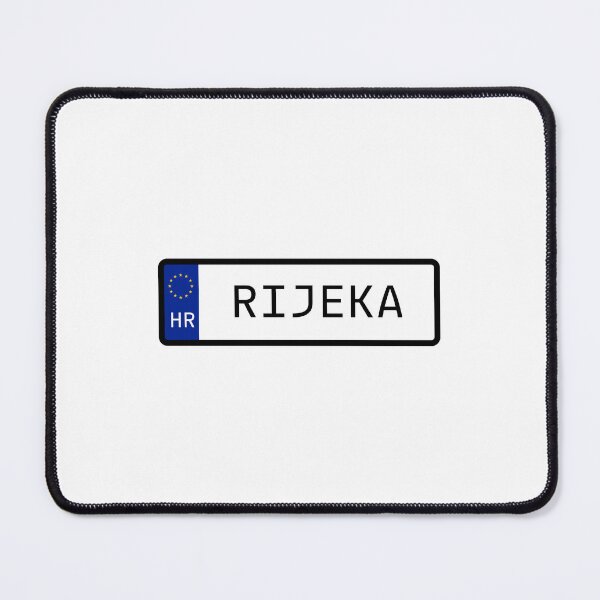 Item preview, Rijeka Crotia Number Plate designed and sold by PatchMerch.