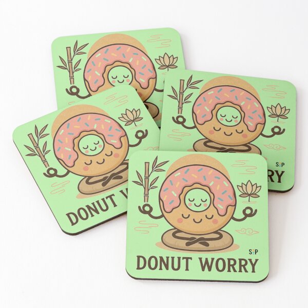 Item preview, donut donut worry funny designed and sold by SayItPrint.