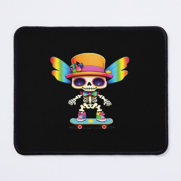 Item preview, Funny Skeleton Halloween Skater – Spooky, Cute, and Ready to Roll! designed and sold by SingerNZ.