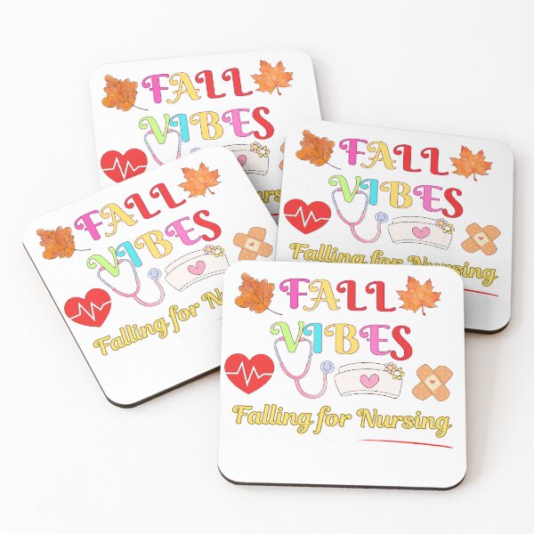 Item preview, Fall Vibes – Falling for Nursing | Cute Autumn Nurse T-Shirt Design designed and sold by Sweet Shirts.