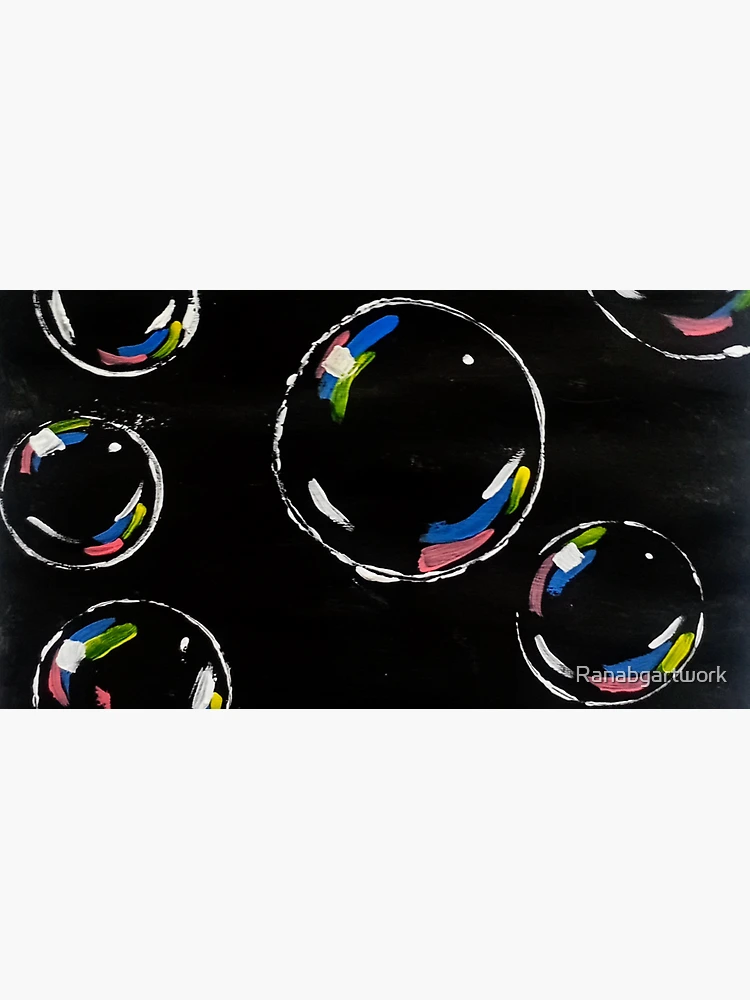 Thumbnail 3 of 3, Cap, Floating Bubbles designed and sold by Ranabgartwork.