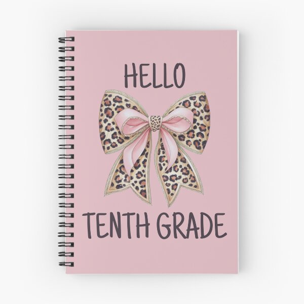 Item preview, Hello Tenth Grade Cute Bow designed and sold by Viikis.