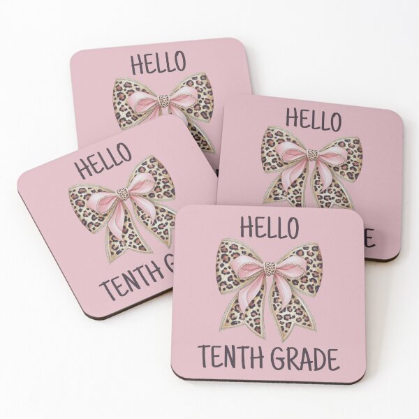 Item preview, Hello Tenth Grade Cute Bow designed and sold by Viikis.