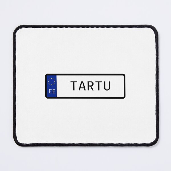 Item preview, Tartu Estonia Number Plate designed and sold by PatchMerch.